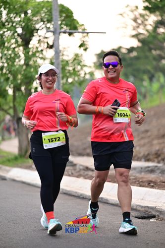 Race photo from CISANGKAN KBP CITY RUN 2025