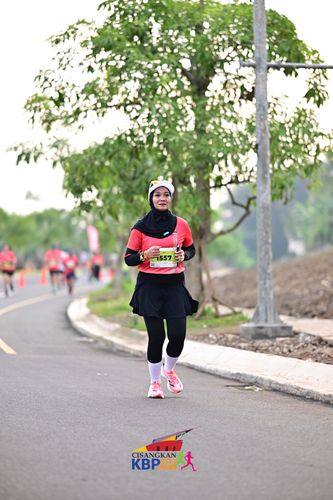 Race photo from CISANGKAN KBP CITY RUN 2025