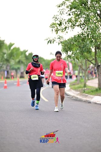 Race photo from CISANGKAN KBP CITY RUN 2025