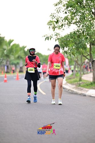 Race photo from CISANGKAN KBP CITY RUN 2025