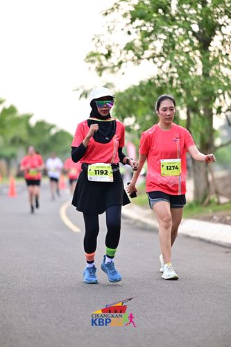 Race photo from CISANGKAN KBP CITY RUN 2025