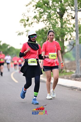 Race photo from CISANGKAN KBP CITY RUN 2025