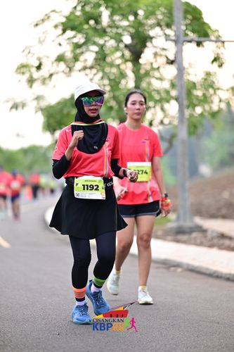 Race photo from CISANGKAN KBP CITY RUN 2025