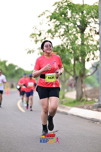 Race photo from CISANGKAN KBP CITY RUN 2025