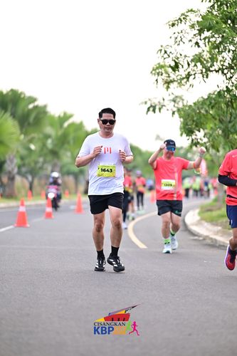 Race photo from CISANGKAN KBP CITY RUN 2025
