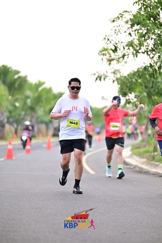 Race photo from CISANGKAN KBP CITY RUN 2025