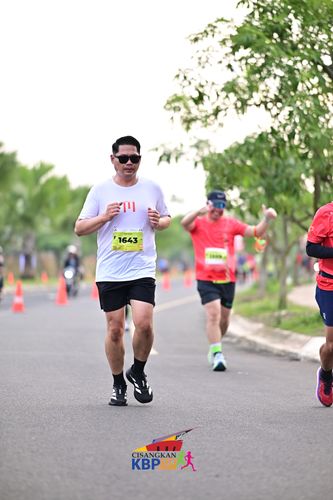 Race photo from CISANGKAN KBP CITY RUN 2025