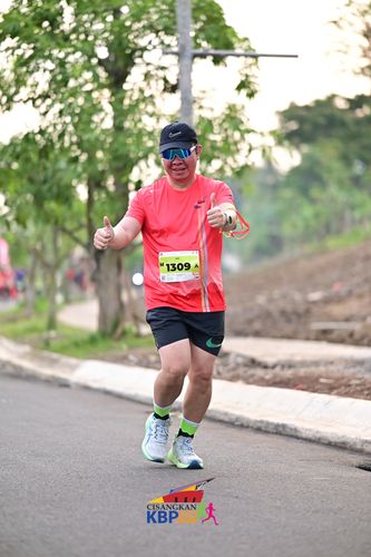 Race photo from CISANGKAN KBP CITY RUN 2025