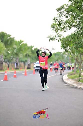 Race photo from CISANGKAN KBP CITY RUN 2025