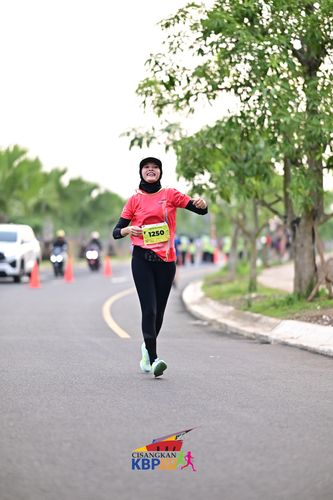 Race photo from CISANGKAN KBP CITY RUN 2025