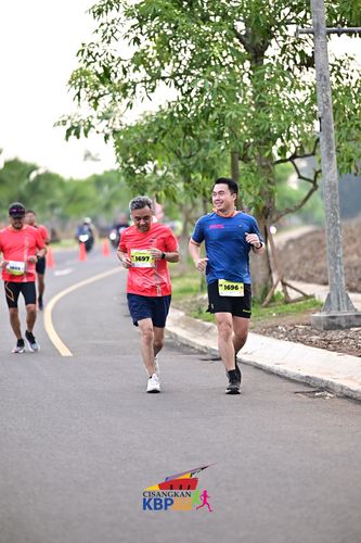 Race photo from CISANGKAN KBP CITY RUN 2025