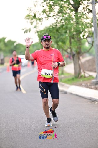 Race photo from CISANGKAN KBP CITY RUN 2025