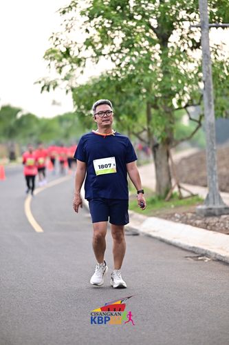 Race photo from CISANGKAN KBP CITY RUN 2025