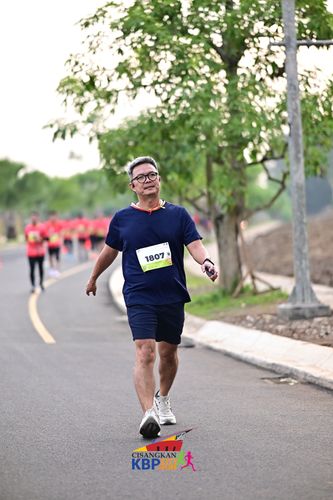Race photo from CISANGKAN KBP CITY RUN 2025