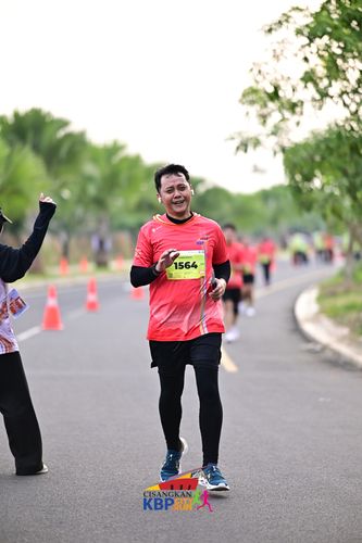 Race photo from CISANGKAN KBP CITY RUN 2025