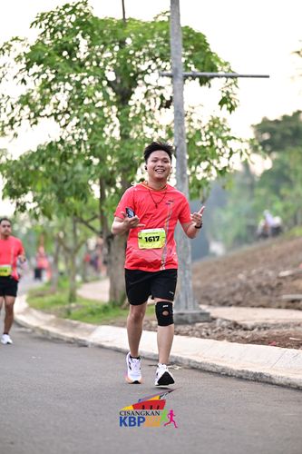 Race photo from CISANGKAN KBP CITY RUN 2025