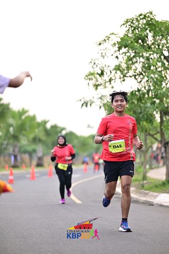 Race photo from CISANGKAN KBP CITY RUN 2025