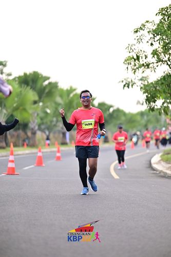 Race photo from CISANGKAN KBP CITY RUN 2025