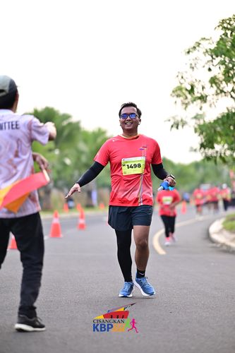 Race photo from CISANGKAN KBP CITY RUN 2025