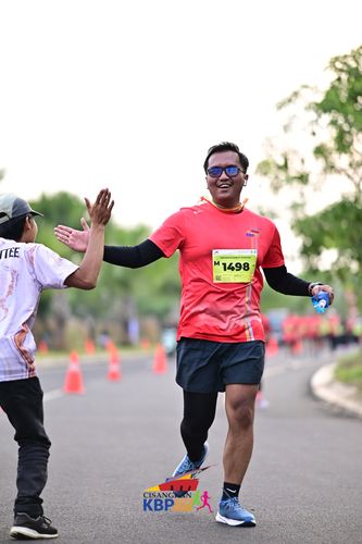 Race photo from CISANGKAN KBP CITY RUN 2025