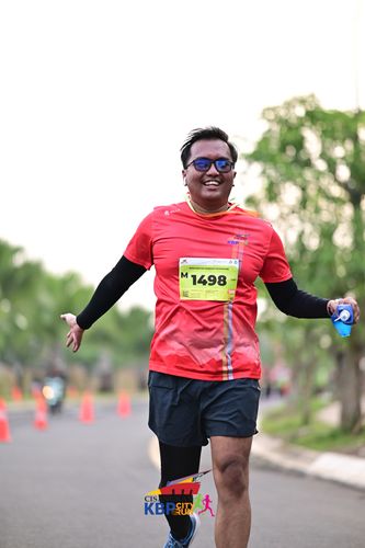 Race photo from CISANGKAN KBP CITY RUN 2025