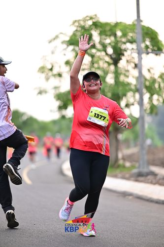Race photo from CISANGKAN KBP CITY RUN 2025
