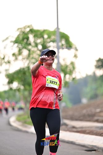 Race photo from CISANGKAN KBP CITY RUN 2025