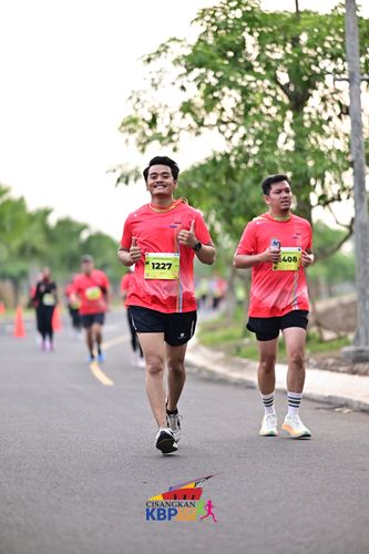 Race photo from CISANGKAN KBP CITY RUN 2025