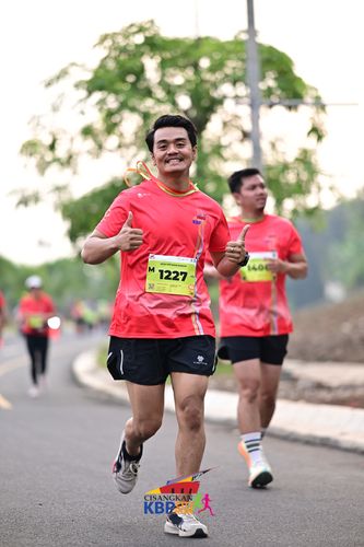 Race photo from CISANGKAN KBP CITY RUN 2025