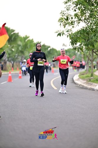 Race photo from CISANGKAN KBP CITY RUN 2025