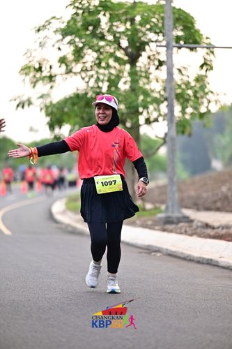Race photo from CISANGKAN KBP CITY RUN 2025