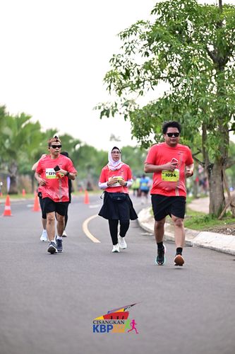 Race photo from CISANGKAN KBP CITY RUN 2025