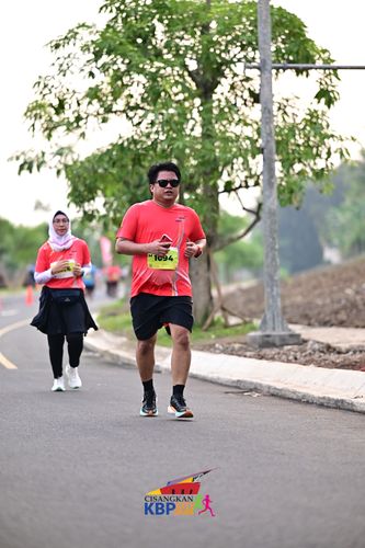 Race photo from CISANGKAN KBP CITY RUN 2025