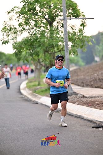 Race photo from CISANGKAN KBP CITY RUN 2025