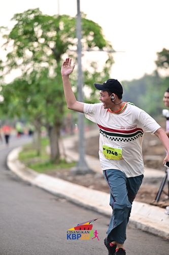 Race photo from CISANGKAN KBP CITY RUN 2025