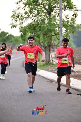 Race photo from CISANGKAN KBP CITY RUN 2025