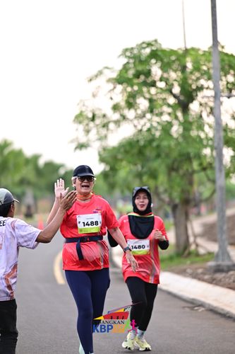 Race photo from CISANGKAN KBP CITY RUN 2025