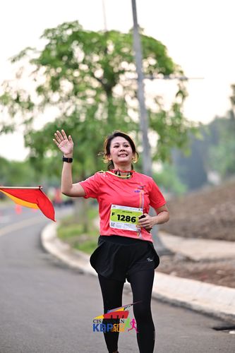 Race photo from CISANGKAN KBP CITY RUN 2025