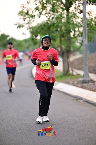 Race photo from CISANGKAN KBP CITY RUN 2025