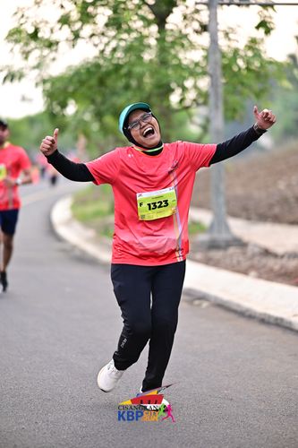 Race photo from CISANGKAN KBP CITY RUN 2025