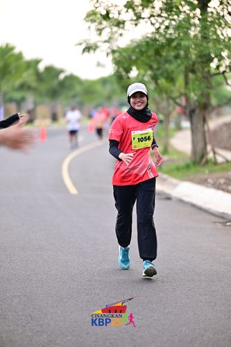 Race photo from CISANGKAN KBP CITY RUN 2025