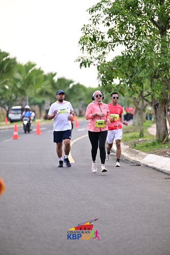 Race photo from CISANGKAN KBP CITY RUN 2025