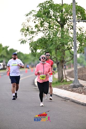 Race photo from CISANGKAN KBP CITY RUN 2025