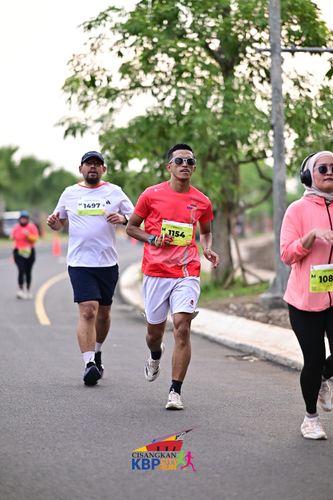 Race photo from CISANGKAN KBP CITY RUN 2025