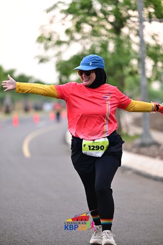 Race photo from CISANGKAN KBP CITY RUN 2025