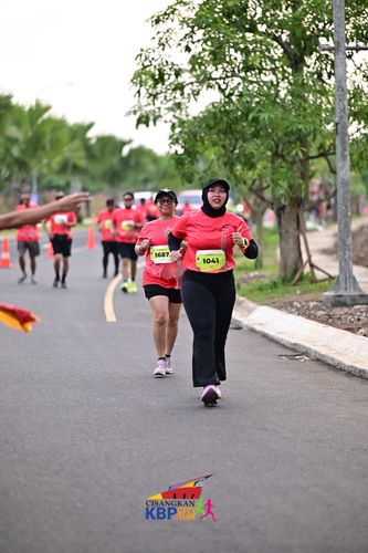 Race photo from CISANGKAN KBP CITY RUN 2025