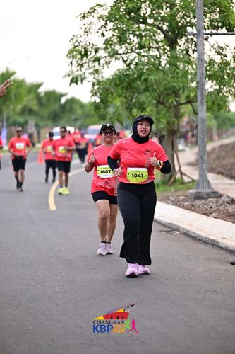Race photo from CISANGKAN KBP CITY RUN 2025