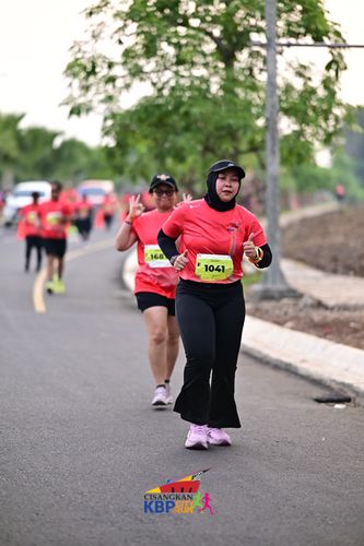 Race photo from CISANGKAN KBP CITY RUN 2025