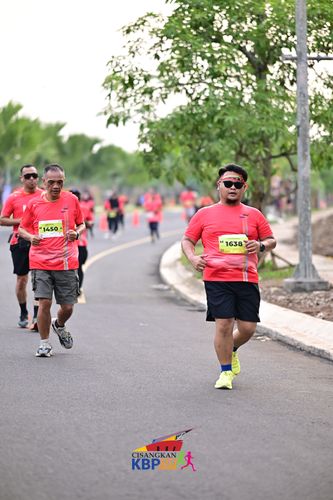 Race photo from CISANGKAN KBP CITY RUN 2025