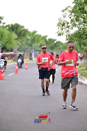 Race photo from CISANGKAN KBP CITY RUN 2025
